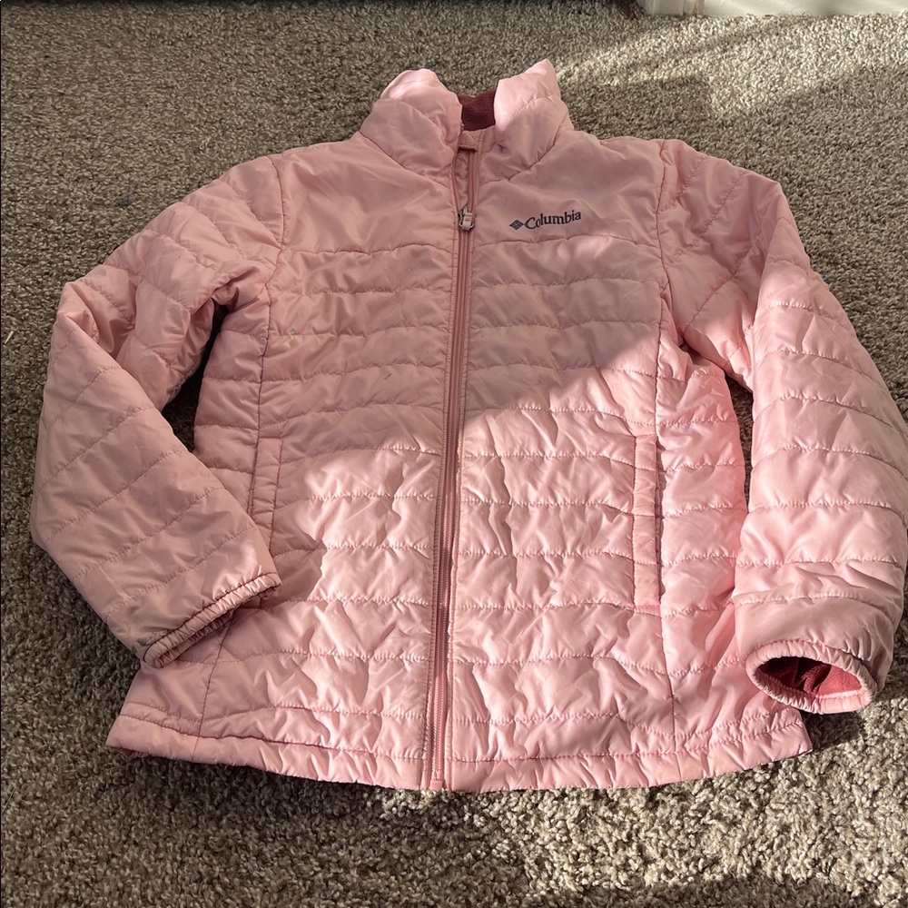 Columbia Light Pink Quilted Jacket